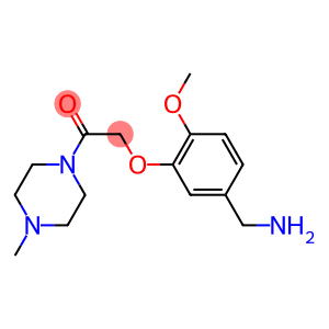 2-[5-(aminomethyl)-2-methoxyphenoxy]-1-(4-methylpiperazin-1-yl)ethan-1-one