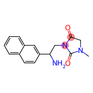 3-[2-amino-2-(naphthalen-2-yl)ethyl]-1-methylimidazolidine-2,4-dione