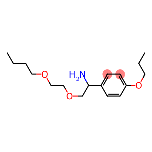 1-[1-amino-2-(2-butoxyethoxy)ethyl]-4-propoxybenzene