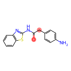 2-(4-aminophenyl)-N-1,3-benzothiazol-2-ylacetamide