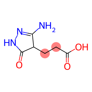 3-(3-amino-5-oxo-4,5-dihydro-1H-pyrazol-4-yl)propanoic acid