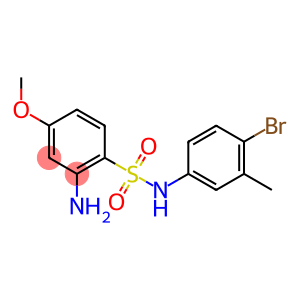 2-amino-N-(4-bromo-3-methylphenyl)-4-methoxybenzene-1-sulfonamide