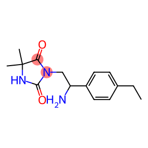 3-[2-amino-2-(4-ethylphenyl)ethyl]-5,5-dimethylimidazolidine-2,4-dione