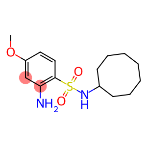 2-amino-N-cyclooctyl-4-methoxybenzene-1-sulfonamide