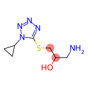 1-amino-3-[(1-cyclopropyl-1H-1,2,3,4-tetrazol-5-yl)sulfanyl]propan-2-ol