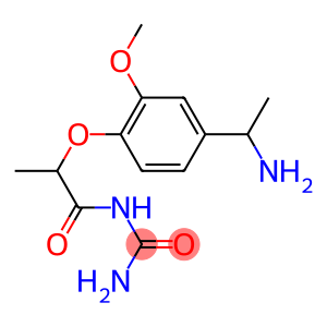 {2-[4-(1-aminoethyl)-2-methoxyphenoxy]propanoyl}urea