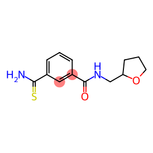 3-(aminocarbonothioyl)-N-(tetrahydrofuran-2-ylmethyl)benzamide