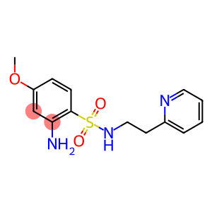 2-amino-4-methoxy-N-[2-(pyridin-2-yl)ethyl]benzene-1-sulfonamide