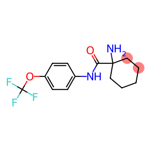 1-amino-N-[4-(trifluoromethoxy)phenyl]cyclohexane-1-carboxamide