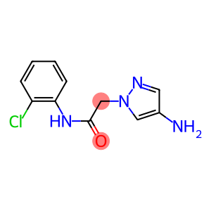 2-(4-amino-1H-pyrazol-1-yl)-N-(2-chlorophenyl)acetamide