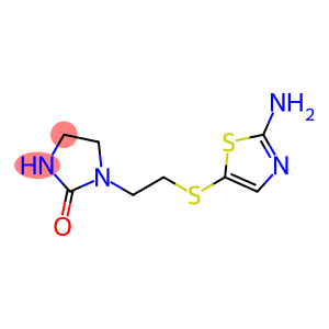 1-{2-[(2-amino-1,3-thiazol-5-yl)sulfanyl]ethyl}imidazolidin-2-one