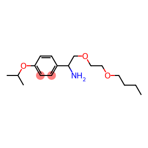 1-[1-amino-2-(2-butoxyethoxy)ethyl]-4-(propan-2-yloxy)benzene