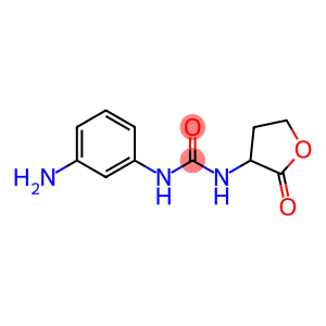 1-(3-aminophenyl)-3-(2-oxooxolan-3-yl)urea