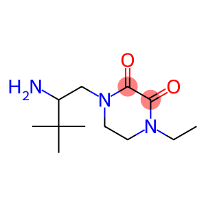 1-(2-amino-3,3-dimethylbutyl)-4-ethylpiperazine-2,3-dione