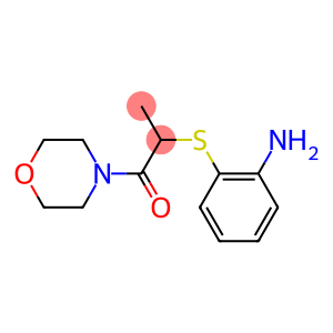 2-[(2-aminophenyl)sulfanyl]-1-(morpholin-4-yl)propan-1-one