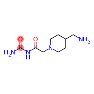 {2-[4-(aminomethyl)piperidin-1-yl]acetyl}urea