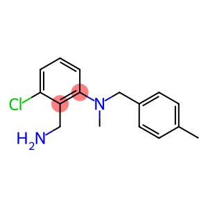 2-(aminomethyl)-3-chloro-N-methyl-N-[(4-methylphenyl)methyl]aniline