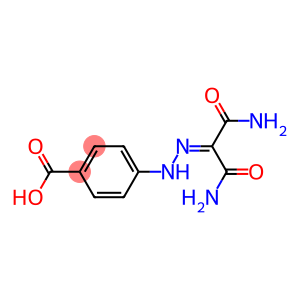 4-{2-[2-AMINO-1-(AMINOCARBONYL)-2-OXOETHYLIDENE]HYDRAZINO}BENZOIC ACID