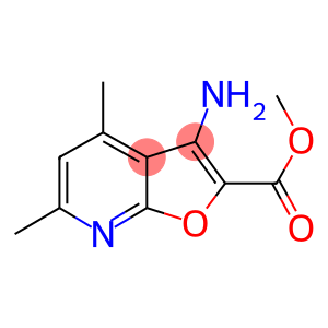 3-AMINO-4,6-DIMETHYL-FURO[2,3-B]PYRIDINE-2-CARBOXYLIC ACID METHYL ESTER