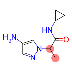 2-(4-amino-1H-pyrazol-1-yl)-N-cyclopropylpropanamide