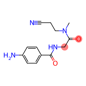 2-[(4-aminophenyl)formamido]-N-(2-cyanoethyl)-N-methylacetamide