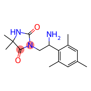 3-[2-amino-2-(2,4,6-trimethylphenyl)ethyl]-5,5-dimethylimidazolidine-2,4-dione