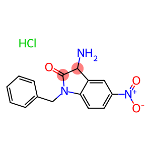 3-AMINO-1-BENZYL-5-NITRO-1,3-DIHYDRO-INDOL-2-ONE HYDROCHLORIDE