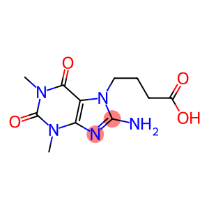 8-aminotheophylline-7-butyric acid