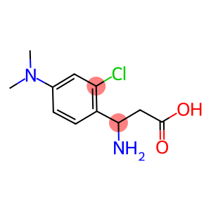 3-AMINO-3-(2-CHLORO-4-DIMETHYLAMINO-PHENYL)-PROPIONIC ACID