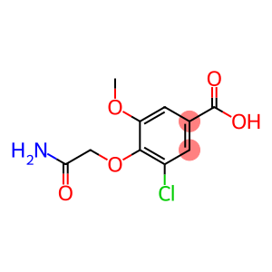 4-(2-AMINO-2-OXOETHOXY)-3-CHLORO-5-METHOXYBENZOIC ACID