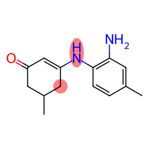 3-((2-AMINO-4-METHYLPHENYL)AMINO)-5-METHYLCYCLOHEX-2-EN-1-ONE