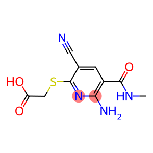 ((6-AMINO-3-CYANO-5-[(METHYLAMINO)CARBONYL]PYRIDIN-2-YL)THIO)ACETIC ACID