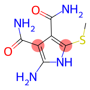 2-AMINO-5-(METHYLSULFANYL)-1H-PYRROLE-3,4-DICARBOXAMIDE