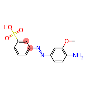 3-((4-amino-3-methoxyphenyl)diazenyl)benzenesulfonic acid