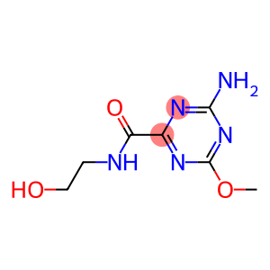 4-AMINO-N-(2-HYDROXYETHYL)-6-METHOXY-1,3,5-TRIAZINE-2-CARBOXAMIDE