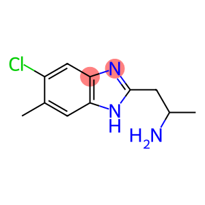 2-AMINOPROPYL-5(6)-METHYL-CHLORO-BENZIMIDAZOLE