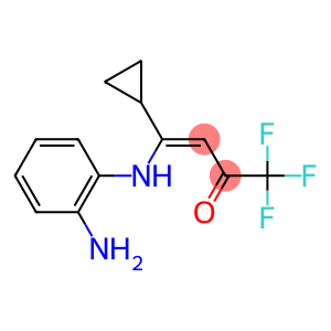 4-[(2-AMINOPHENYL)AMINO]-4-CYCLOPROPYL-1,1,1-TRIFLUOROBUT-3-(Z)-EN-2-ONE