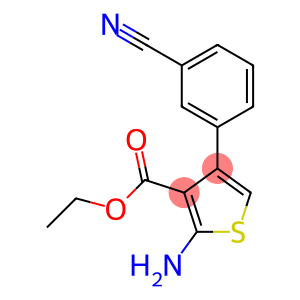 2-AMINO-4-(3-CYANO-PHENYL)-THIOPHENE-3-CARBOXYLIC ACID ETHYL ESTER