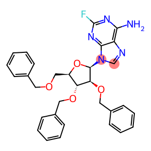 6-AMINO-2-FLUORO-9-(2,3,5-TRI-O-BENZYL-BETA-D-ARABINOFURANOSYL)-9H-PURINE