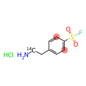 4-(2-AMINOETHYL) BENZENESULFONYLFLUORIDE, HCL 4-[2'-14C]