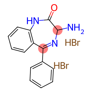 3-AMINO-5-PHENYL-1,3-DIHYDRO-BENZO[E][1,4]DIAZEPIN-2-ONE DIHYDROBROMIDE