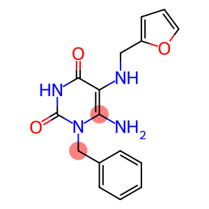 6-AMINO-1-BENZYL-5-[(FURAN-2-YLMETHYL)-AMINO]-1H-PYRIMIDINE-2,4-DIONE