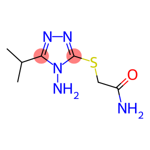 2-[(4-AMINO-5-ISOPROPYL-4H-1,2,4-TRIAZOL-3-YL)SULFANYL]ACETAMIDE