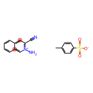 2-AMINO-3-CYANOISOQUINOLINIUM 4-METHYLBENZENE-1-SULFONATE