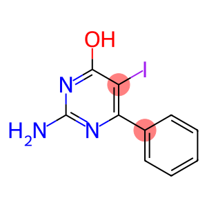 2-AMINO-4-HYDROXY-5-IODO-6-PHENYLPYRIMIDINE