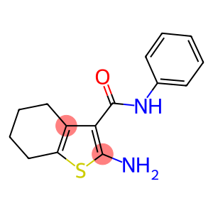 2-AMINO-4,5,6,7-TETRAHYDRO-BENZO[B]THIOPHENE-3-CARBOXYLIC ACID PHENYLAMIDE