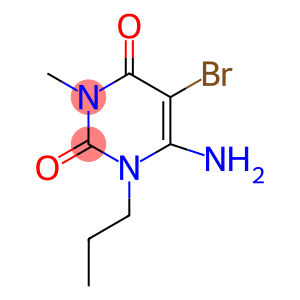 6-AMINO-5-BROMO-3-METHYL-1-PROPYL-1H-PYRIMIDINE-2,4-DIONE