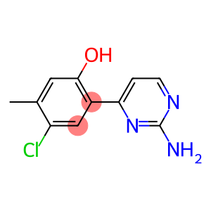 2-(2-AMINOPYRIMIDIN-4-YL)-4-CHLORO-5-METHYLPHENOL