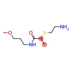 2-[(2-aminoethyl)sulfanyl]-N-(3-methoxypropyl)propanamide