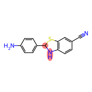 2-(4-AMINO-PHENYL)-2,3-DIHYDRO-BENZOTHIAZOLE-6-CARBONITRILE